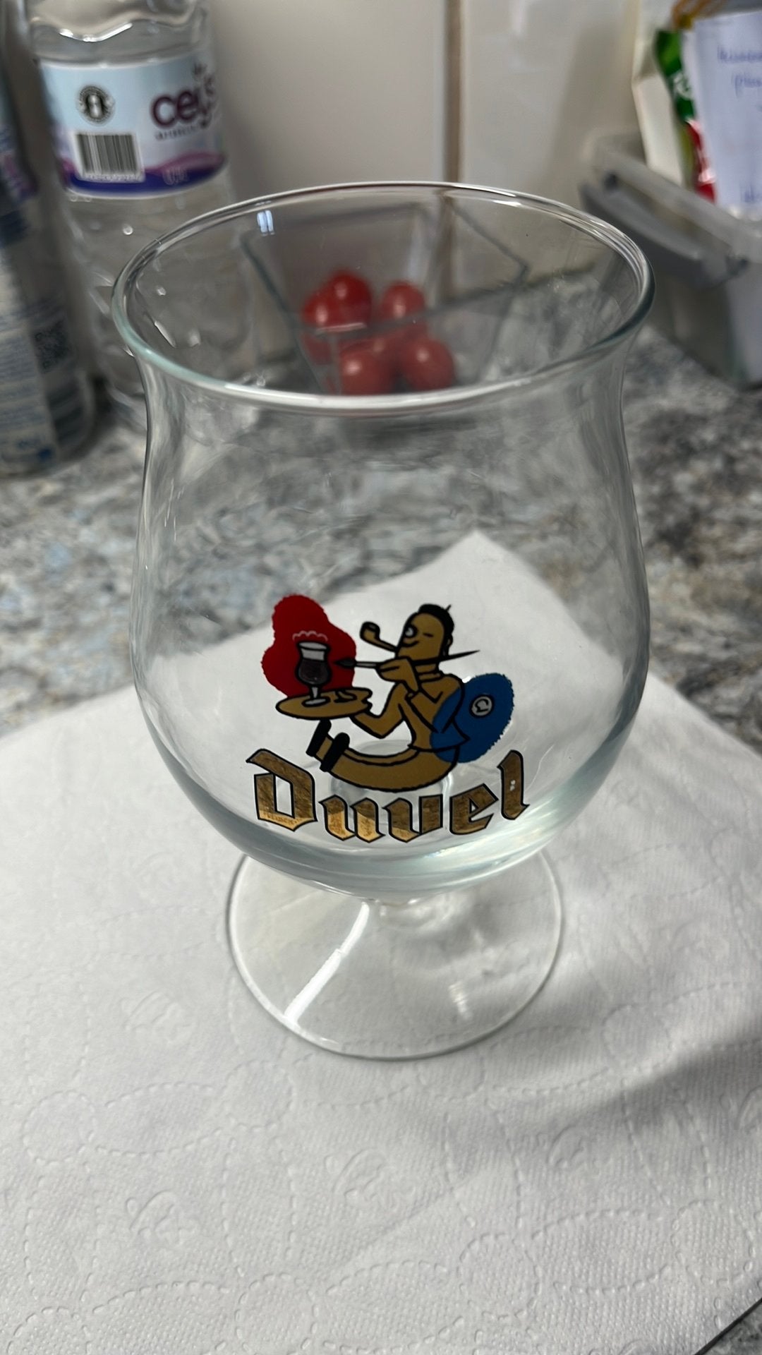 Duvel glas, Ophalen of Verzenden, Zo goed als nieuw, Bierglas