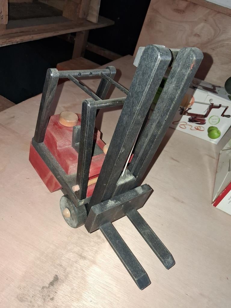 Houten heftruck speelgoed, Ophalen of Verzenden