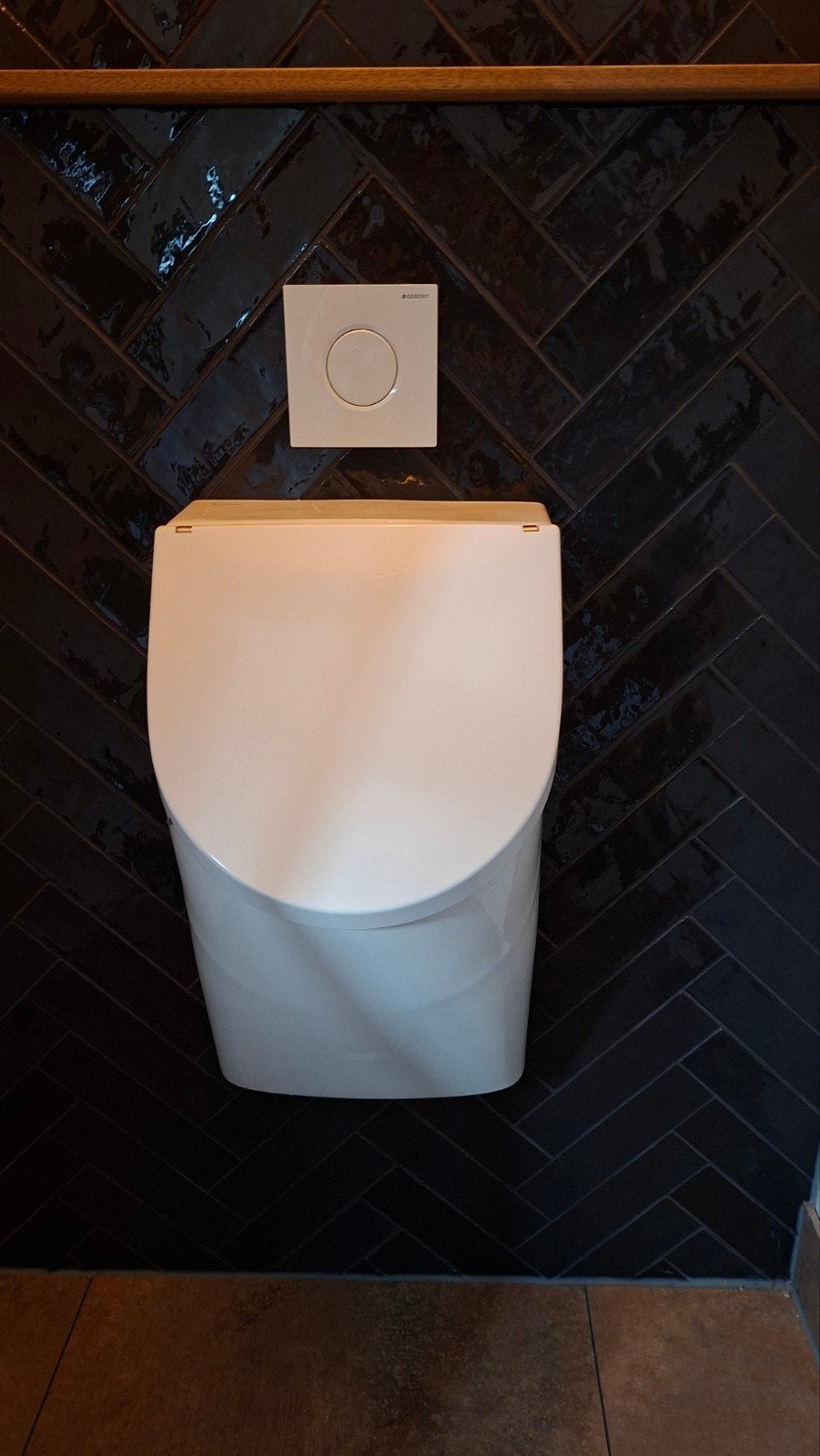 Geberit urinoir, Ophalen, Zo goed als nieuw, Wit, Overige merken