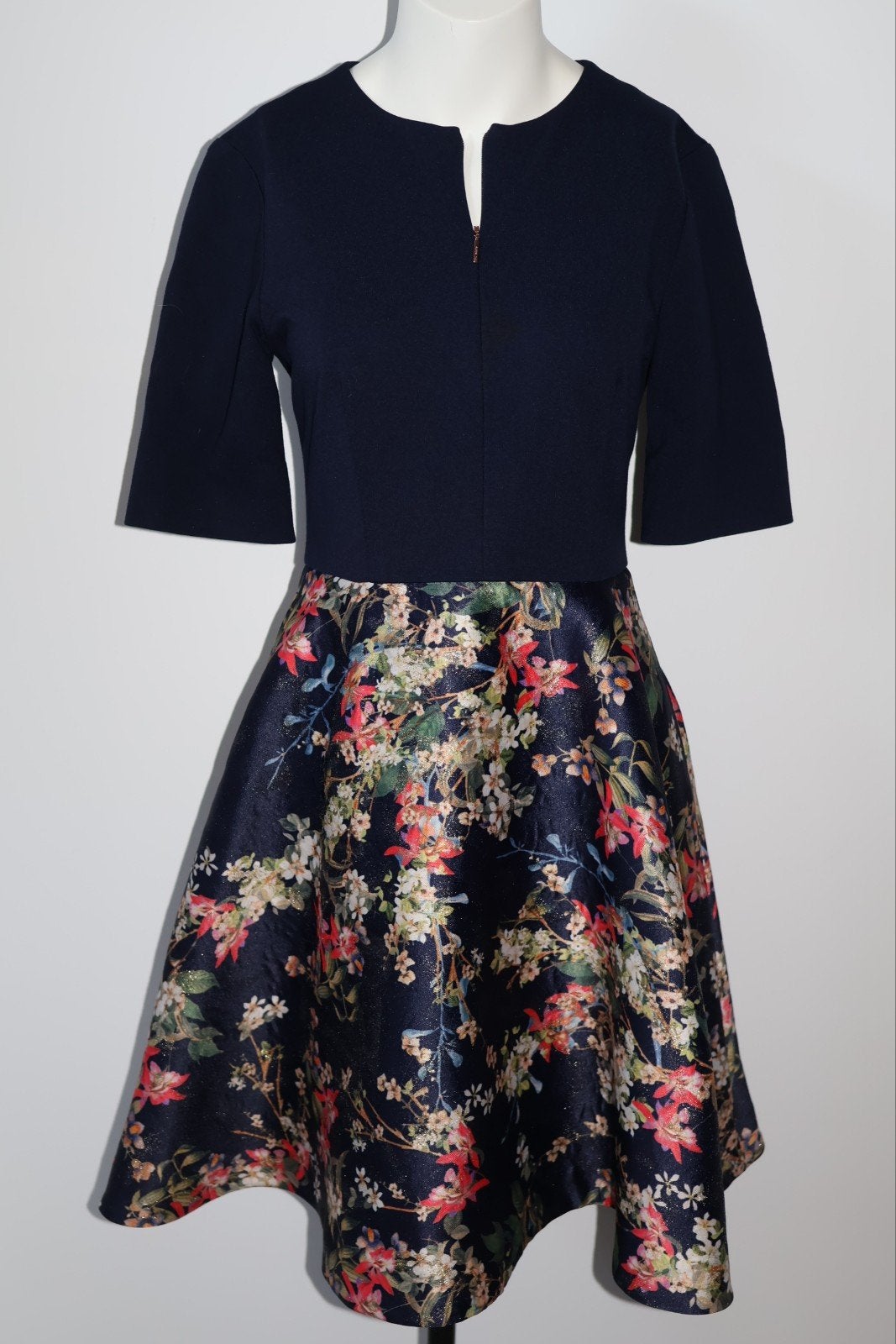 Ted Baker jurk maat 36 (S) met bloemenprint, TedBaker.nl, NL, Ted Baker, Ophalen of Verzenden