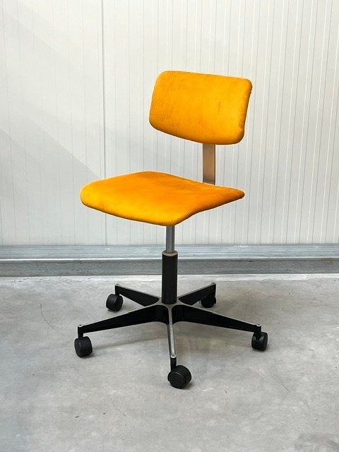 Gispen burostoel vintage design bureaustoel retro geel, Huis en Inrichting, Bureaustoelen, Ophalen, Gebruikt, ., Geel