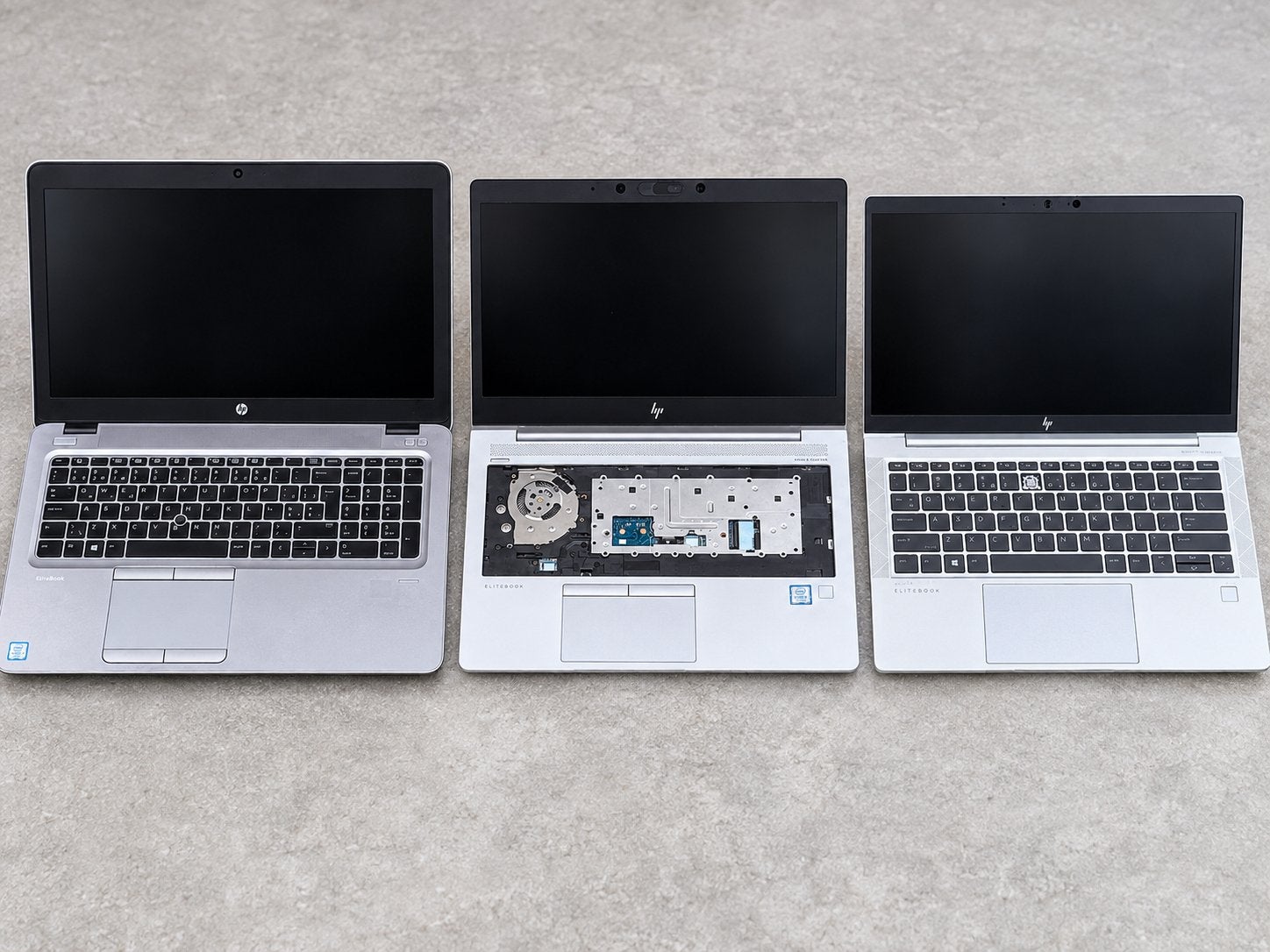 3x HP EliteBook laptops voor herstel/onderdelen, Computers en Software, Ophalen, Niet werkend