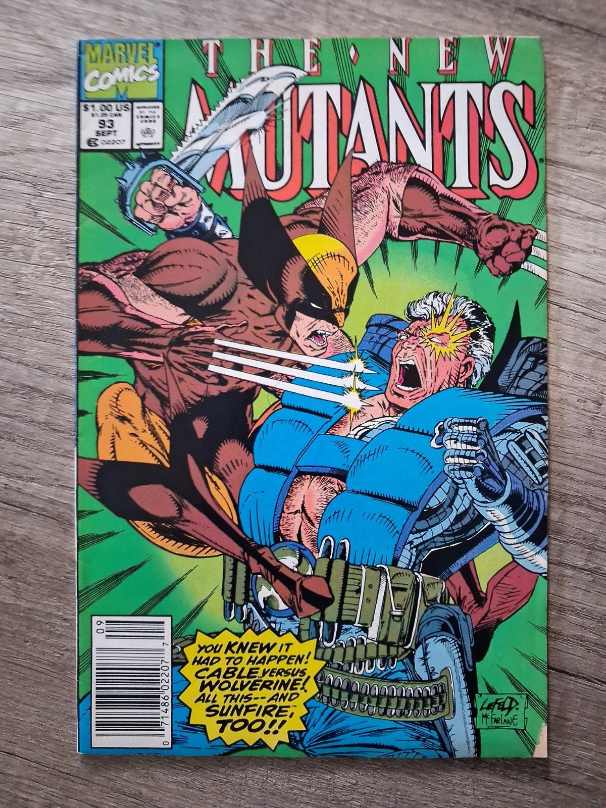 The New Mutants #93 - Newsstand - Wolverine vs Cable, Boeken, Strips | Comics, Eén comic, Ophalen of Verzenden, Zo goed als nieuw