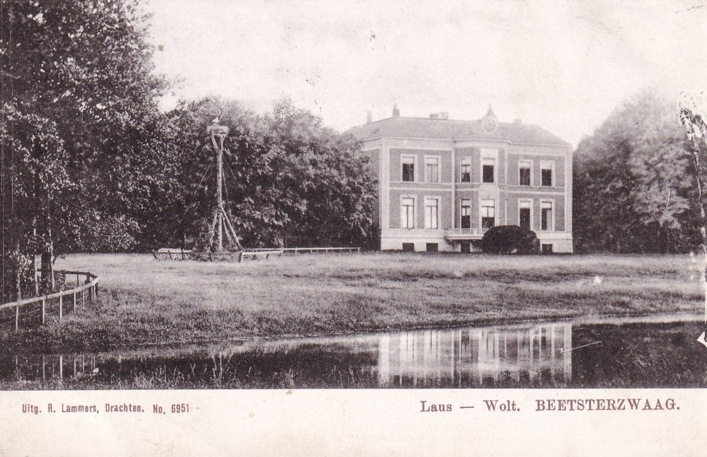 Ansichtkaart Laus Wolt Beetsterzwaag Friesland Gelopen, Verzamelen, Ophalen of Verzenden, Voor 1920, Gelopen, Friesland