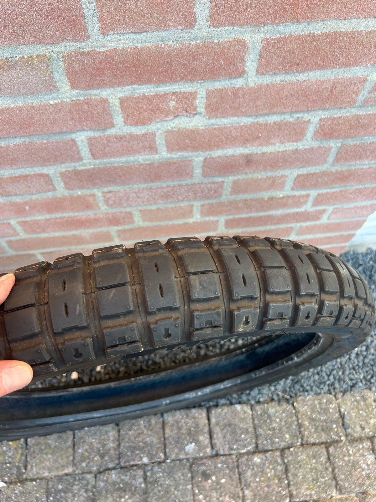 CST Ambro A4 Motorbanden - 90/90-21 en 140/70R18, Motoren, Ophalen, Gebruikt