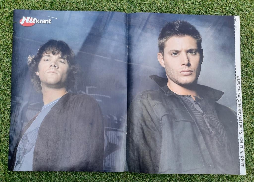 Poster 2x A4 Hitkrant 2008 Supernatural / Ibrahim / Channing, Ophalen of Verzenden, Gebruikt, A1 t/m A3, Film en Tv