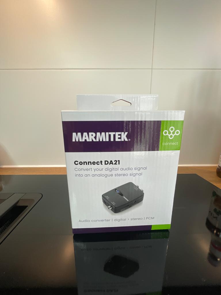 Marmitek Connect DA21 Digitale naar Analoge Audio Converter, Audio, Tv en Foto, Ophalen, Nieuw