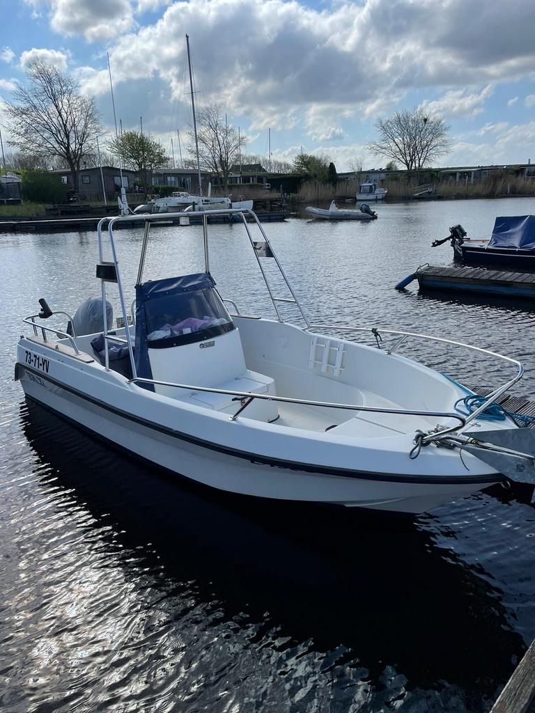 Uttern console boot met Yamaha 70 pk en trailer, Watersport en Boten, Gebruikt, Ophalen, 70 pk of meer, Buitenboordmotor