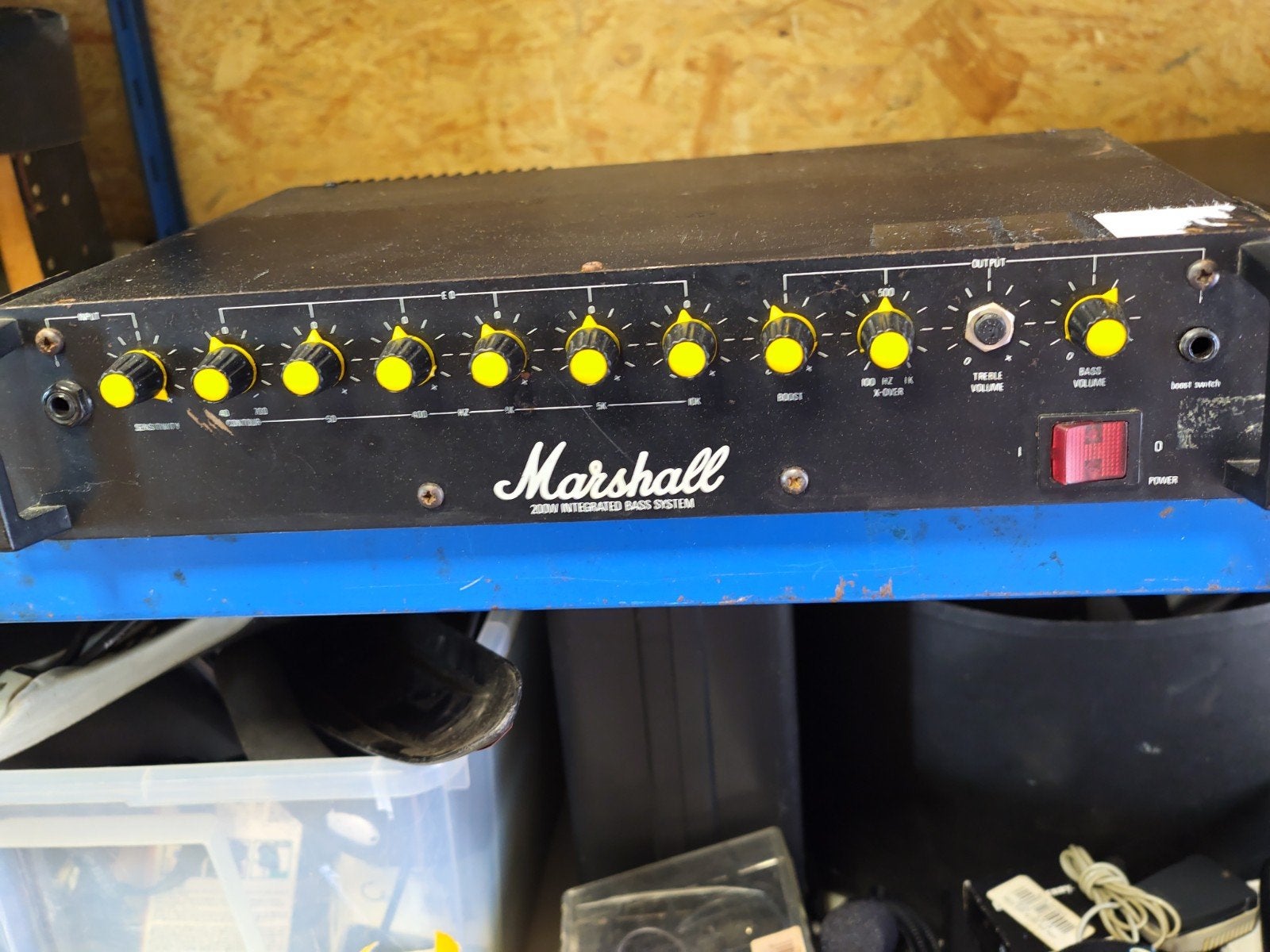 Marshall 200W Geïntegreerd Bas Systeem, Ophalen of Verzenden, Gebruikt, Basgitaar, 100 watt of meer