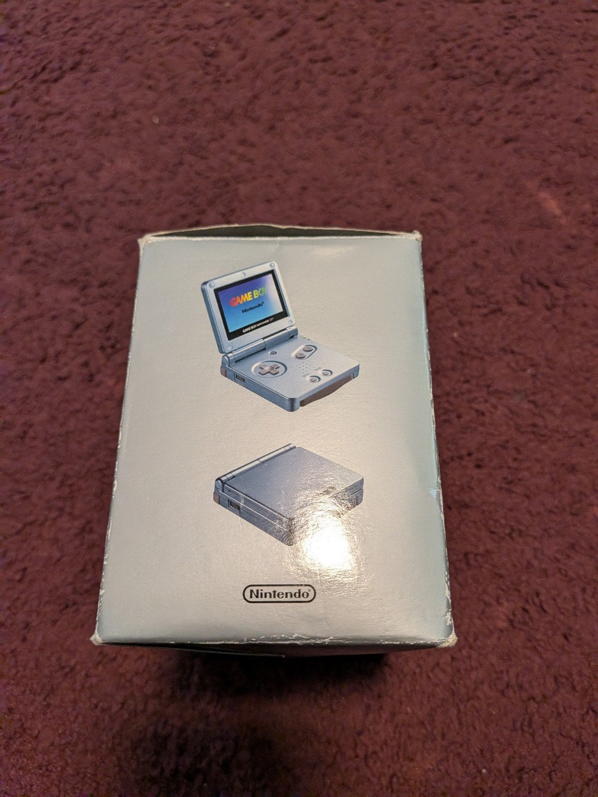 Gameboy advance SP arctic blue compleet, Spelcomputers en Games, Spelcomputers | Nintendo Game Boy, Ophalen of Verzenden, Gebruikt