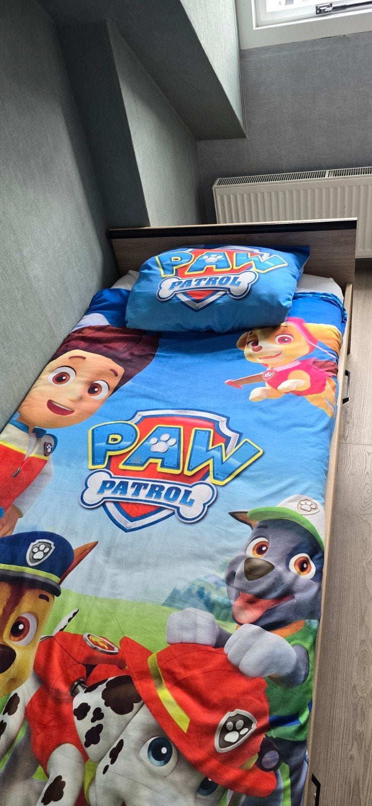 Één persoons Pow patrol dekbedovertrek, Kinderen en Baby's, Ophalen, Jongetje of Meisje, Dekbedovertrek