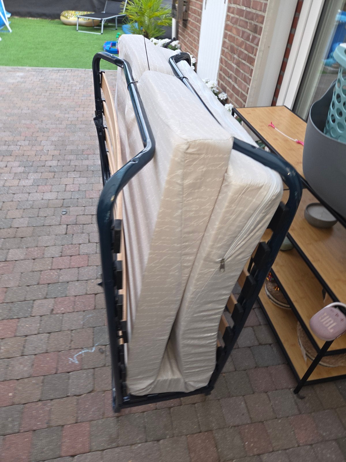 opklapbed, Ophalen, Eenpersoons, 80 cm