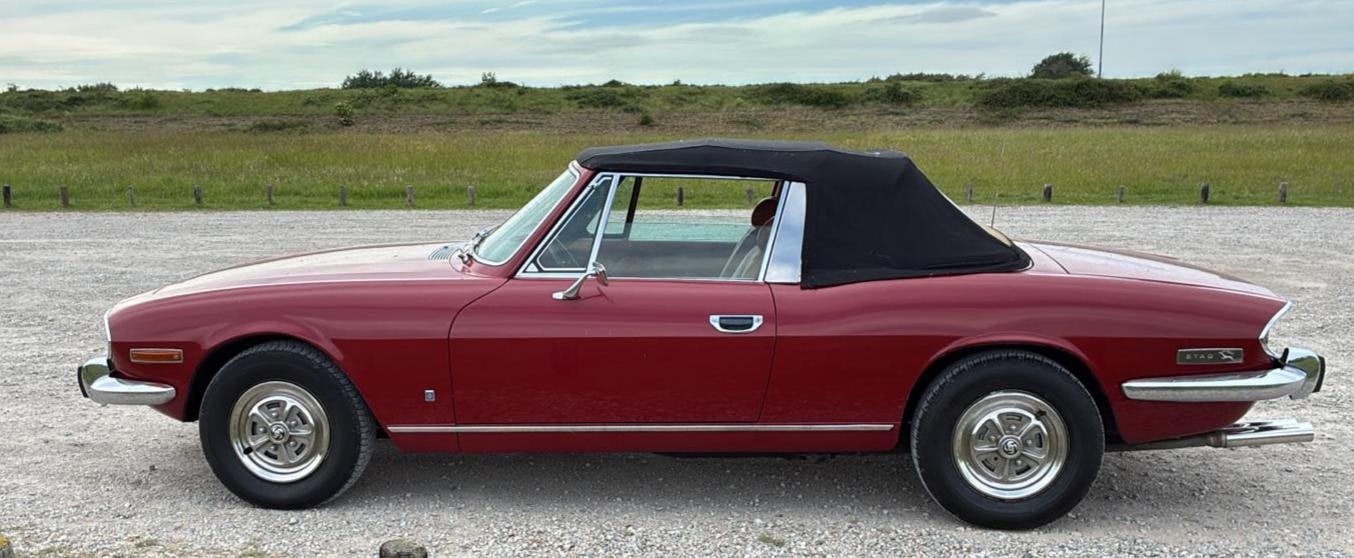 Triumph Stag 3.0 V8 Mk2 | Handbak + OD | Origineel | Hardtop, Auto's, Oldtimers, Achterwielaandrijving, 143 pk, Cabriolet, Triumph