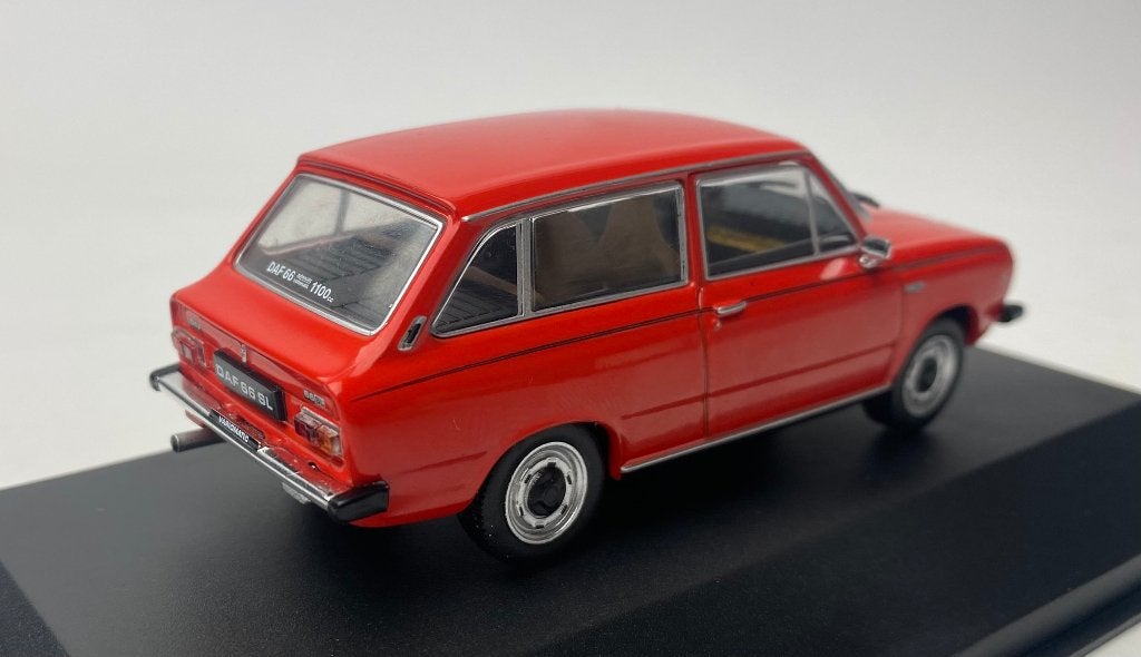 Lagamo Miniature 1:43 DAF 66 1100 Stationcar ( Combi ) rood, Overige merken, -, Nieuw, Ophalen of Verzenden