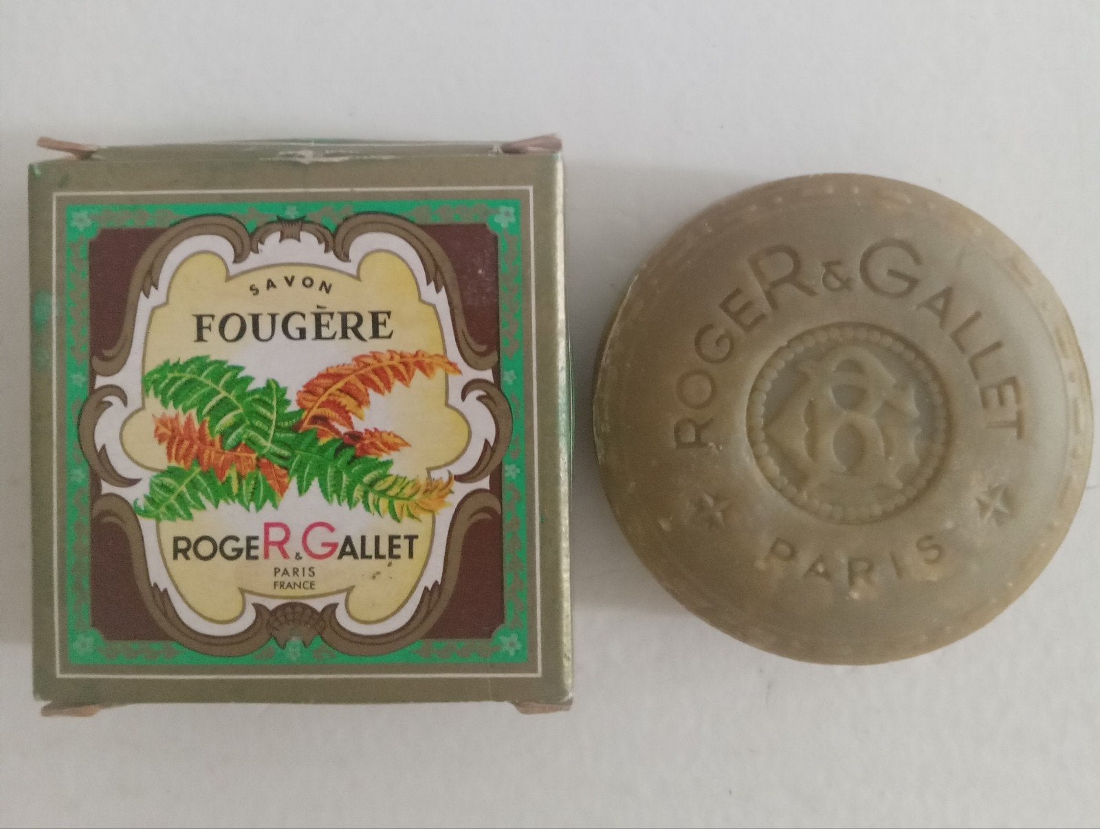 Vintage Roger & Gallet Savon Fougère Zeep in Doos, Ophalen of Verzenden