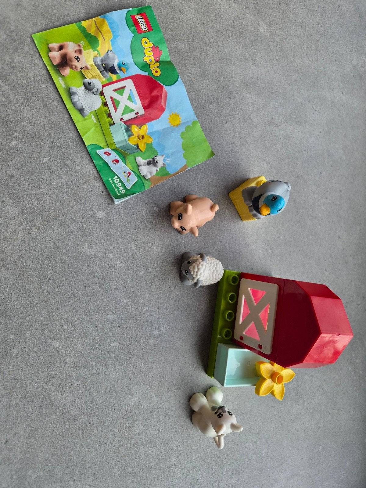 Lego Duplo Boerderijdieren Set 10949 met Schuur, Ophalen of Verzenden, Zo goed als nieuw, Duplo, Complete set