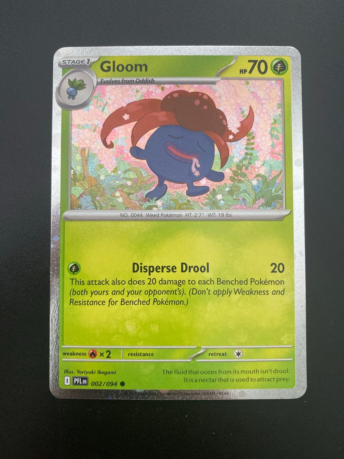 Gloom 002/094 Cosmo Holo Promo Phantasmal Flames, Ophalen of Verzenden, Zo goed als nieuw, Losse kaart, Foil