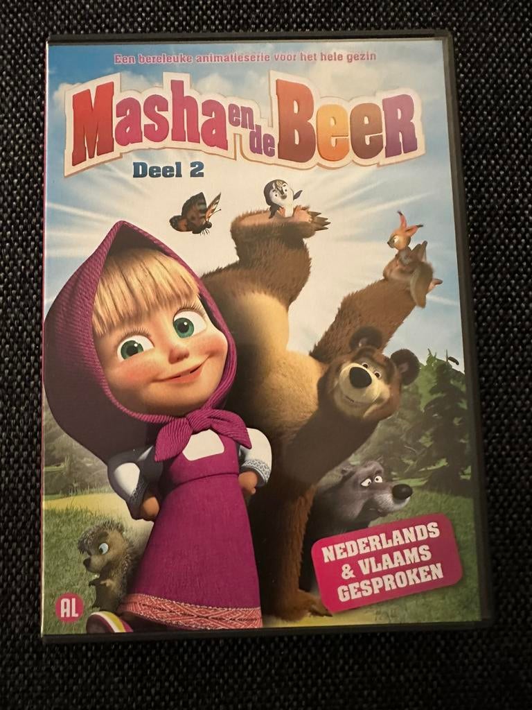DVD Masha en de Beer (deel 2), Alle leeftijden, Ophalen of Verzenden, Zo goed als nieuw