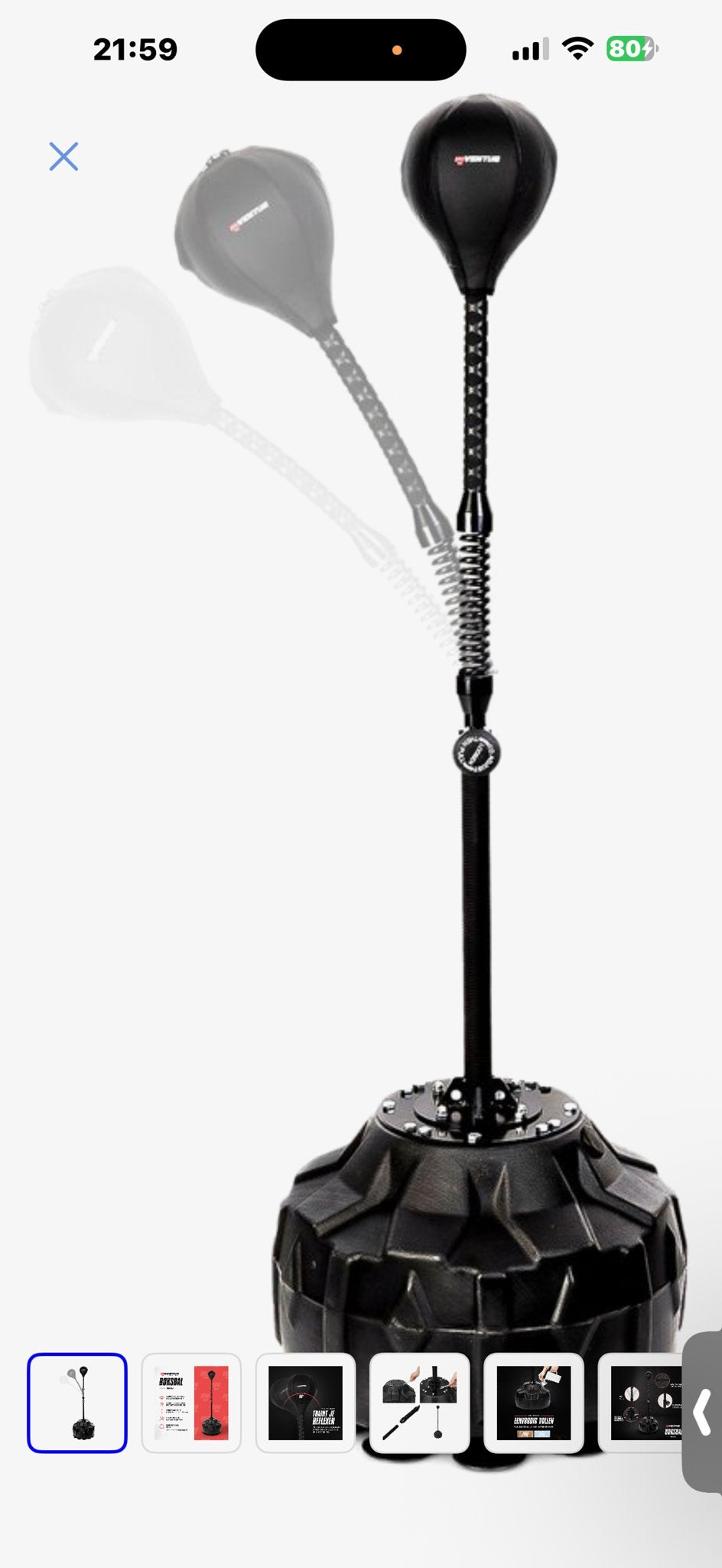 Cobra Reflex Boksbal - Train je reflexen en snelheid!, Ophalen, Nieuw, Overige, Vechtsportmateriaal