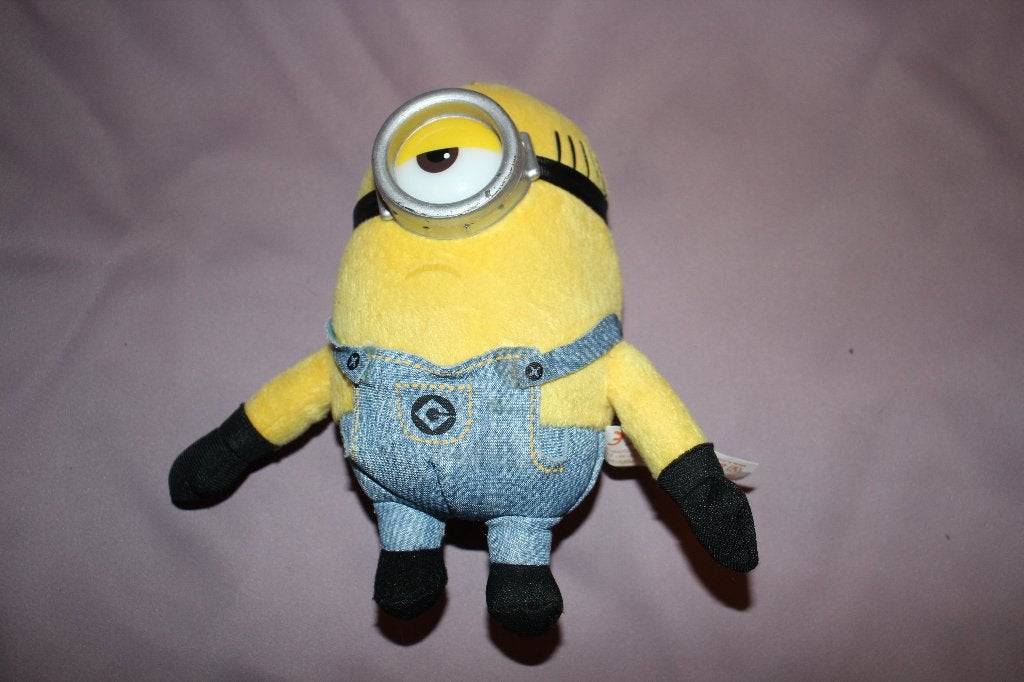 Minion - verschrikkelijke ikke 3 knuffel Pluche - 15cm, Gebruikt, Overige typen, Ophalen of Verzenden, Klein (minder dan 20 cm)