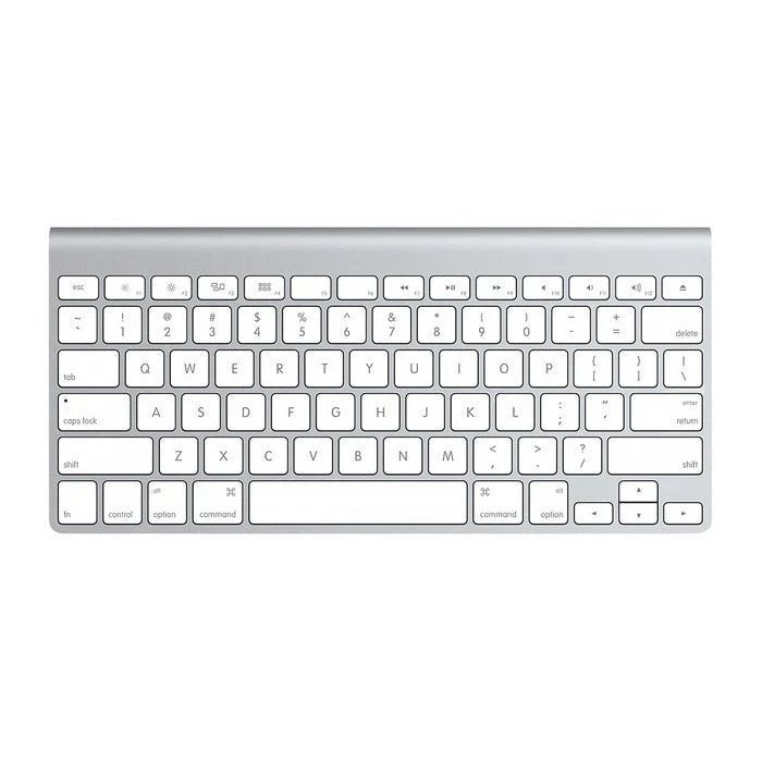 Apple Wireless Keyboard (A1255) – QWERTY, Computers en Software, Toetsenborden, Multimediatoetsen, Ophalen of Verzenden, Zo goed als nieuw