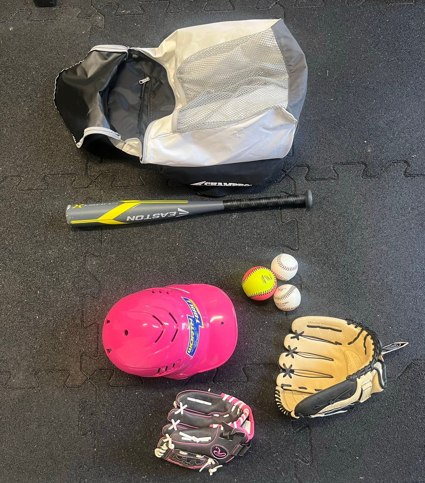 Complete Beeball/Softball set voor meisjes (6-8 jaar), Ophalen, Zo goed als nieuw