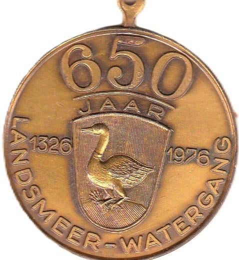 650 JAAR  LANDSMEER - WATERLAND 1326 - 1976, Ophalen of Verzenden, Overige materialen