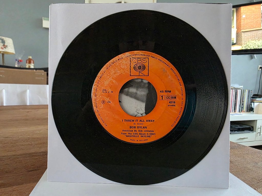 7" Single Bob Dylan - I Threw It All Away / Drifter's Escape, Gebruikt, Verzenden, 7 inch, Pop