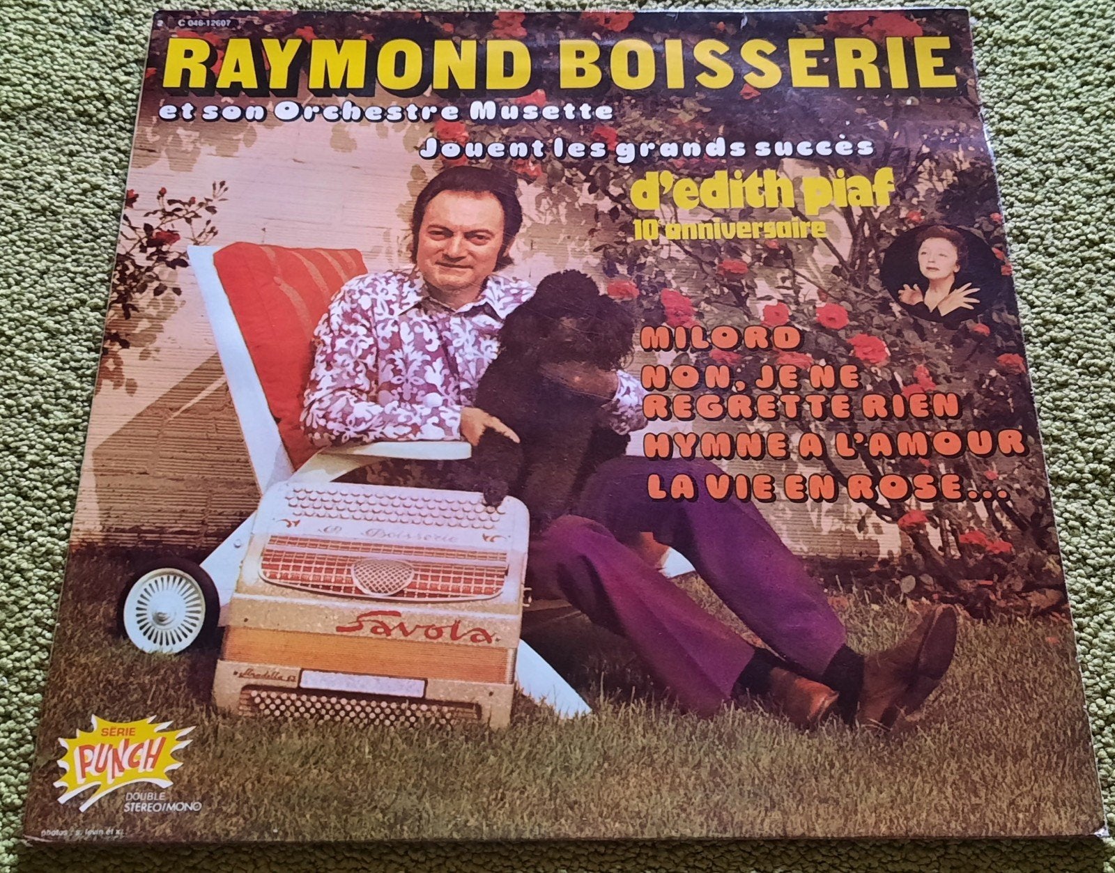 lp: Raymond Boisserie - Jouent les gr. succès d'Edith Piaf, Ophalen of Verzenden