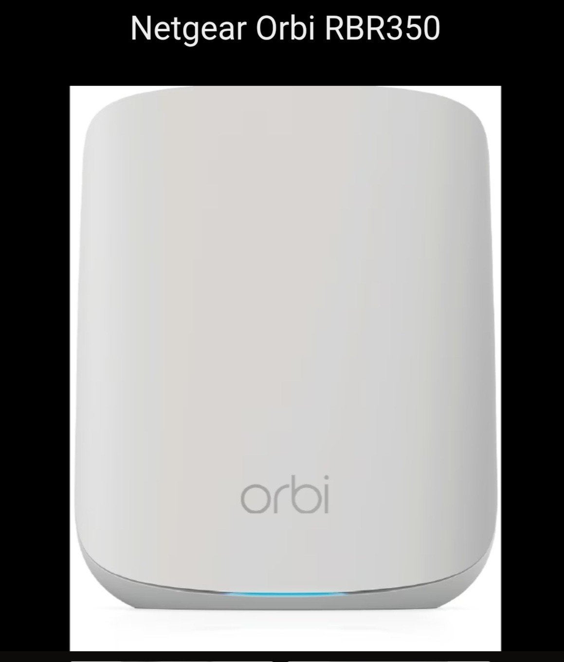 Orbi RBR350 WiFi 6 Router - Netgear Mesh Systeem, Ophalen of Verzenden, Zo goed als nieuw, Router, Netgear