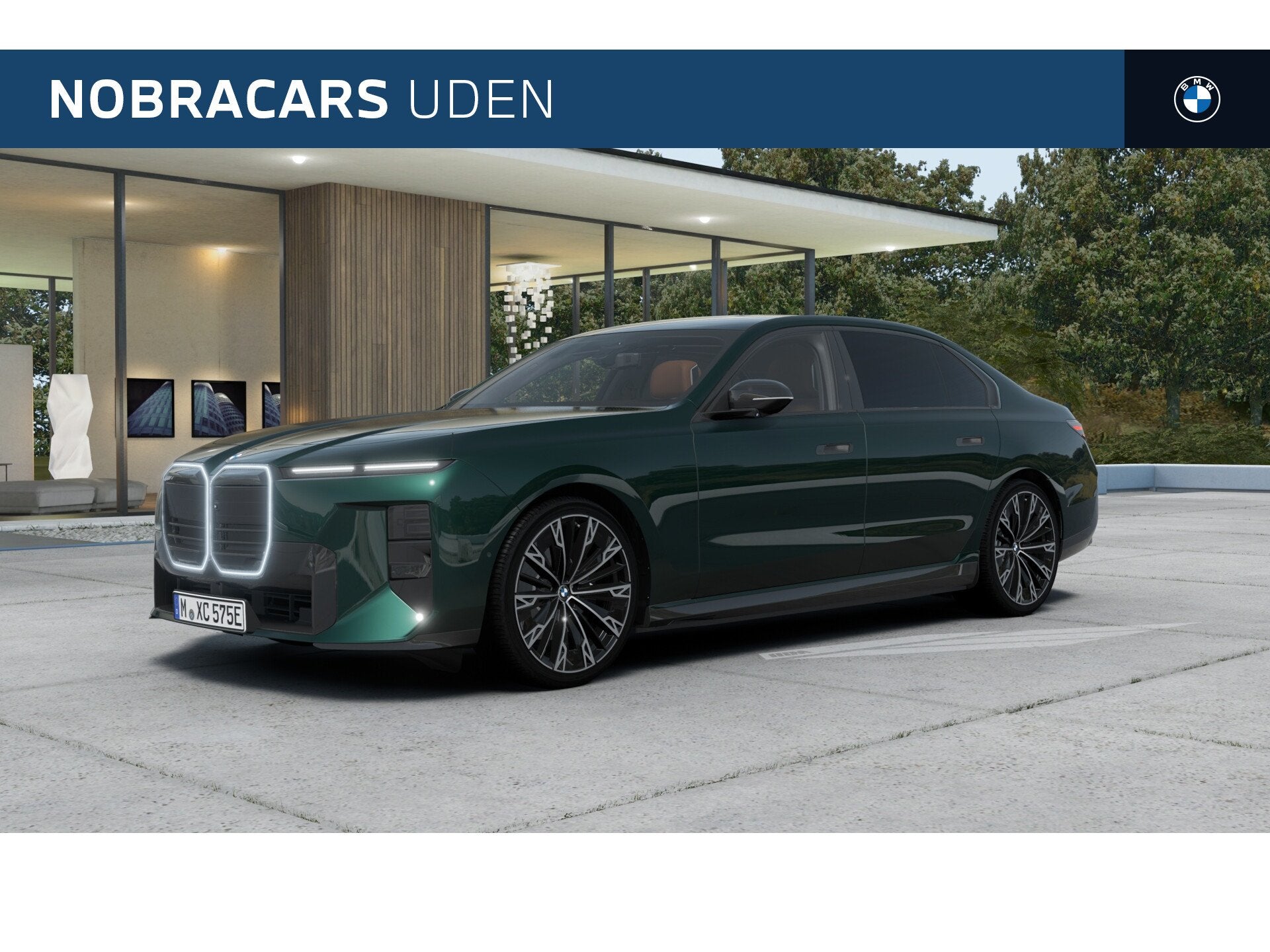 BMW i7 xDrive50 M Sport / Panoramadak Sky Lounge / Trekhaak, Auto's, Automaat, Dealer onderhouden, 2670 kg, Sedan