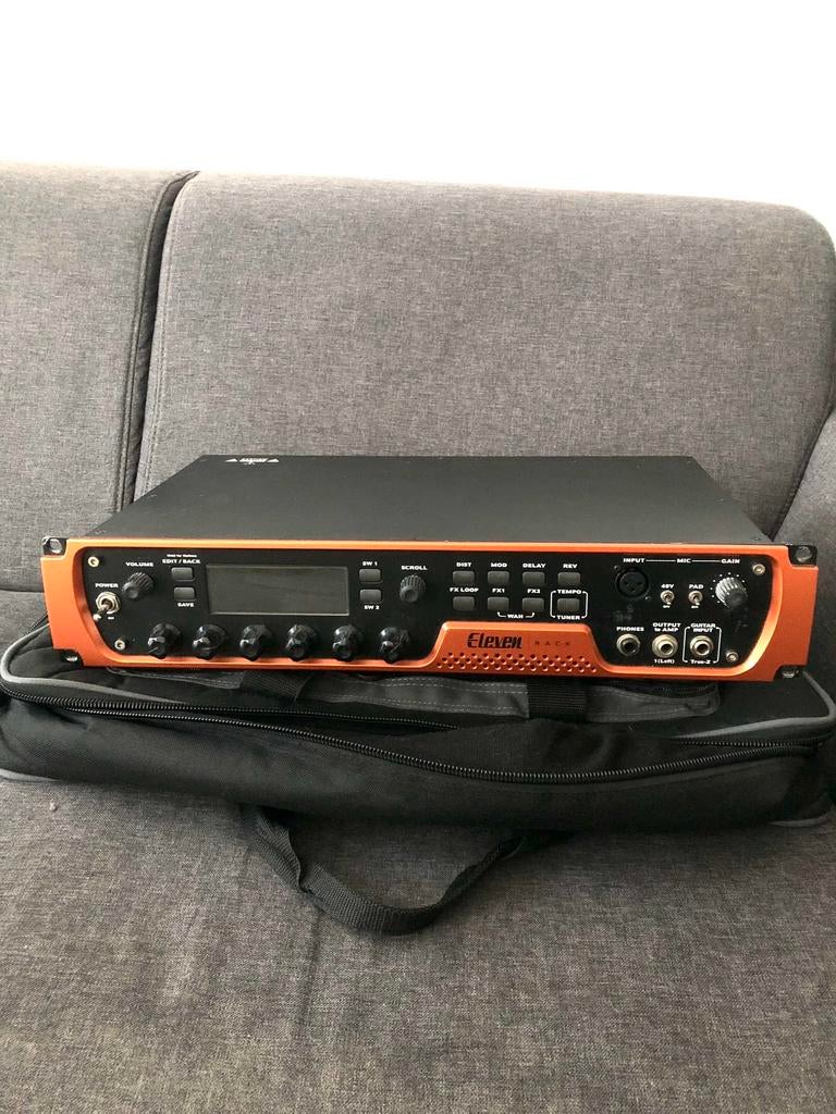 Eleven Rack Guitar preamp Multi-Effects Processor, Interface, Muziek en Instrumenten, Ophalen of Verzenden, Zo goed als nieuw