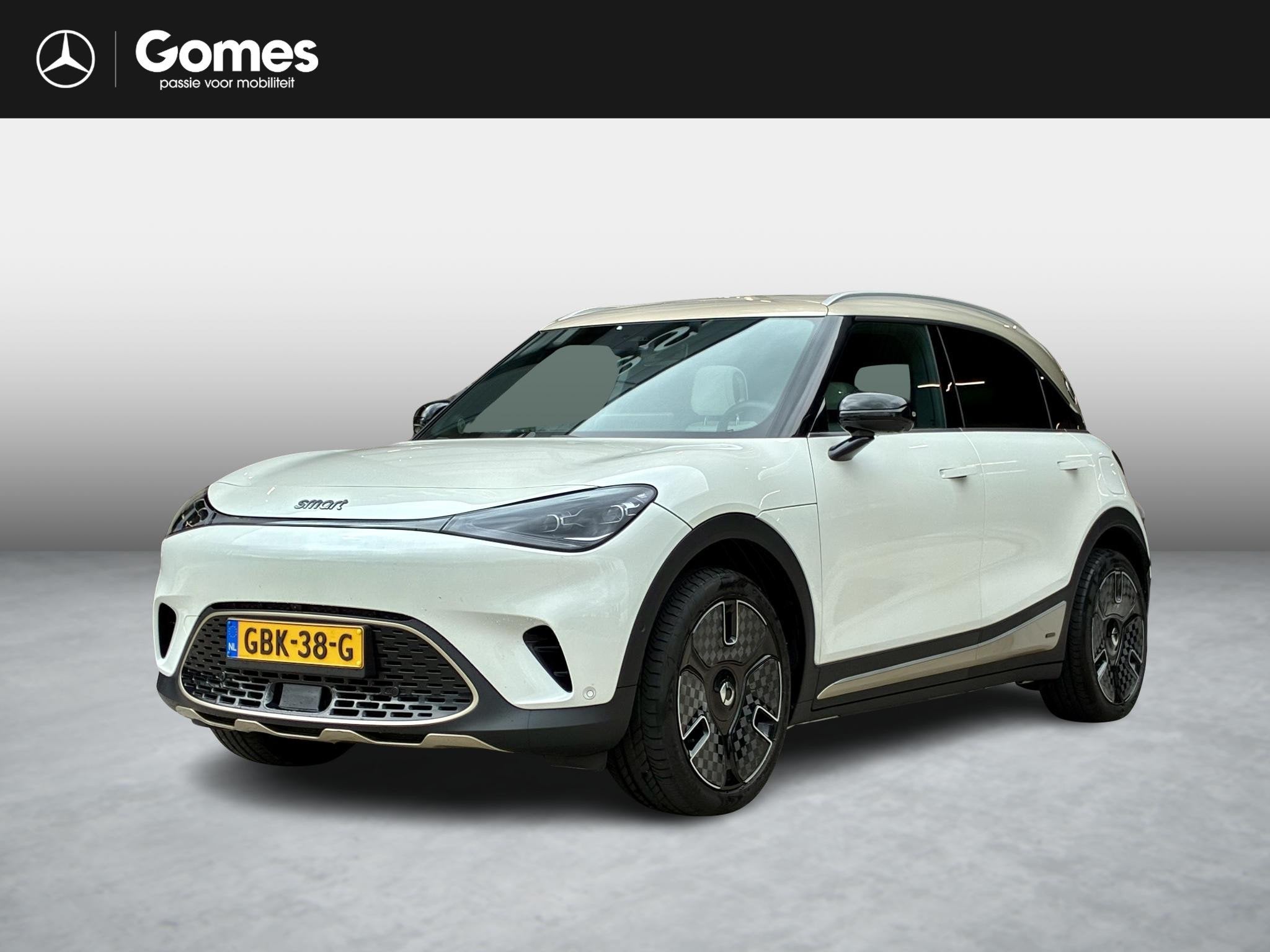 smart #1 Launch Edition 66 kWh, Auto's, Smart, Automaat, Achterwielaandrijving, Gebruikt, Wit
