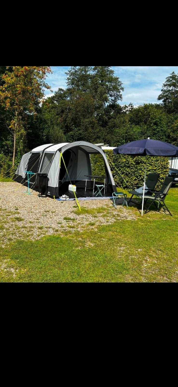 Kampa Hayling 4 tunneltent  , 1 keer gebruikt, Ophalen of Verzenden, Zo goed als nieuw