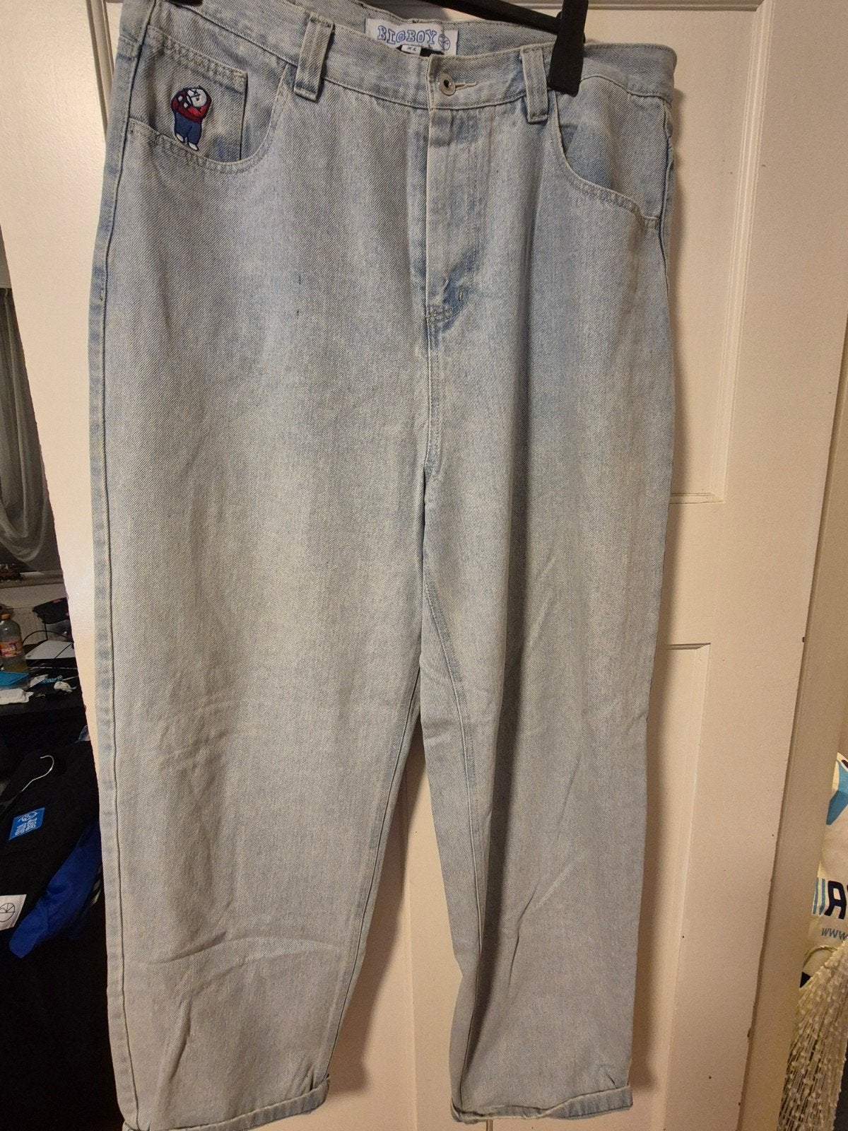 Polar Big Boy Jeans Lichtblauw W32, Blauw, Ophalen of Verzenden, Zo goed als nieuw, Polar
