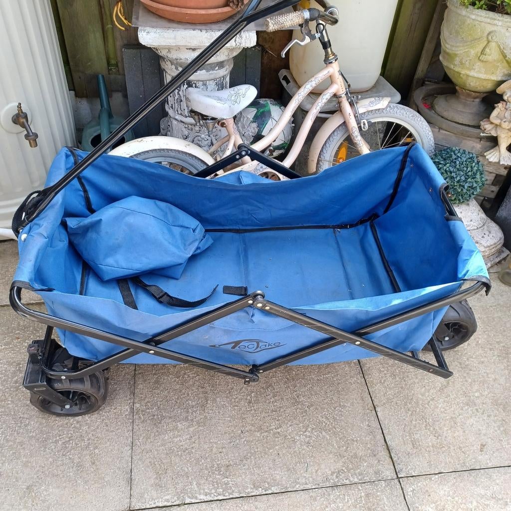 Opvouwbare bolderkar 35€ houten bolderwagen  30€, Ophalen