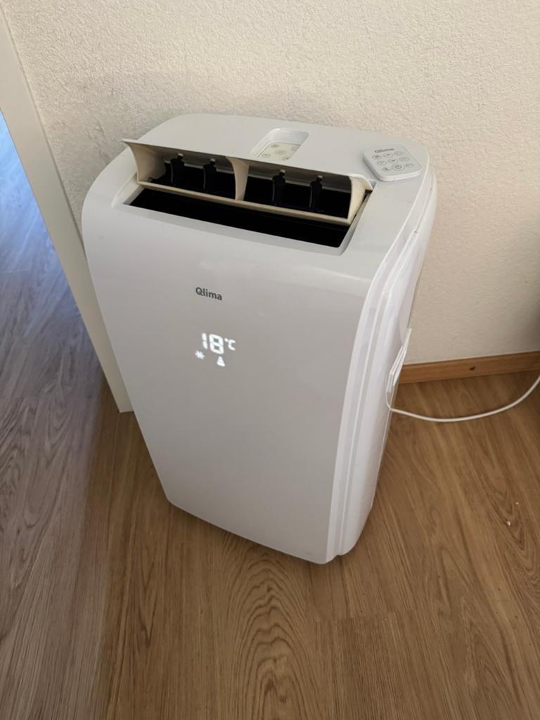 Qlima P528 Mobiele Airco – 10.000 BTU – Werkt Perfect, Witgoed en Apparatuur, Airco's, Ophalen, Timer, 3 snelheden of meer, Zo goed als nieuw