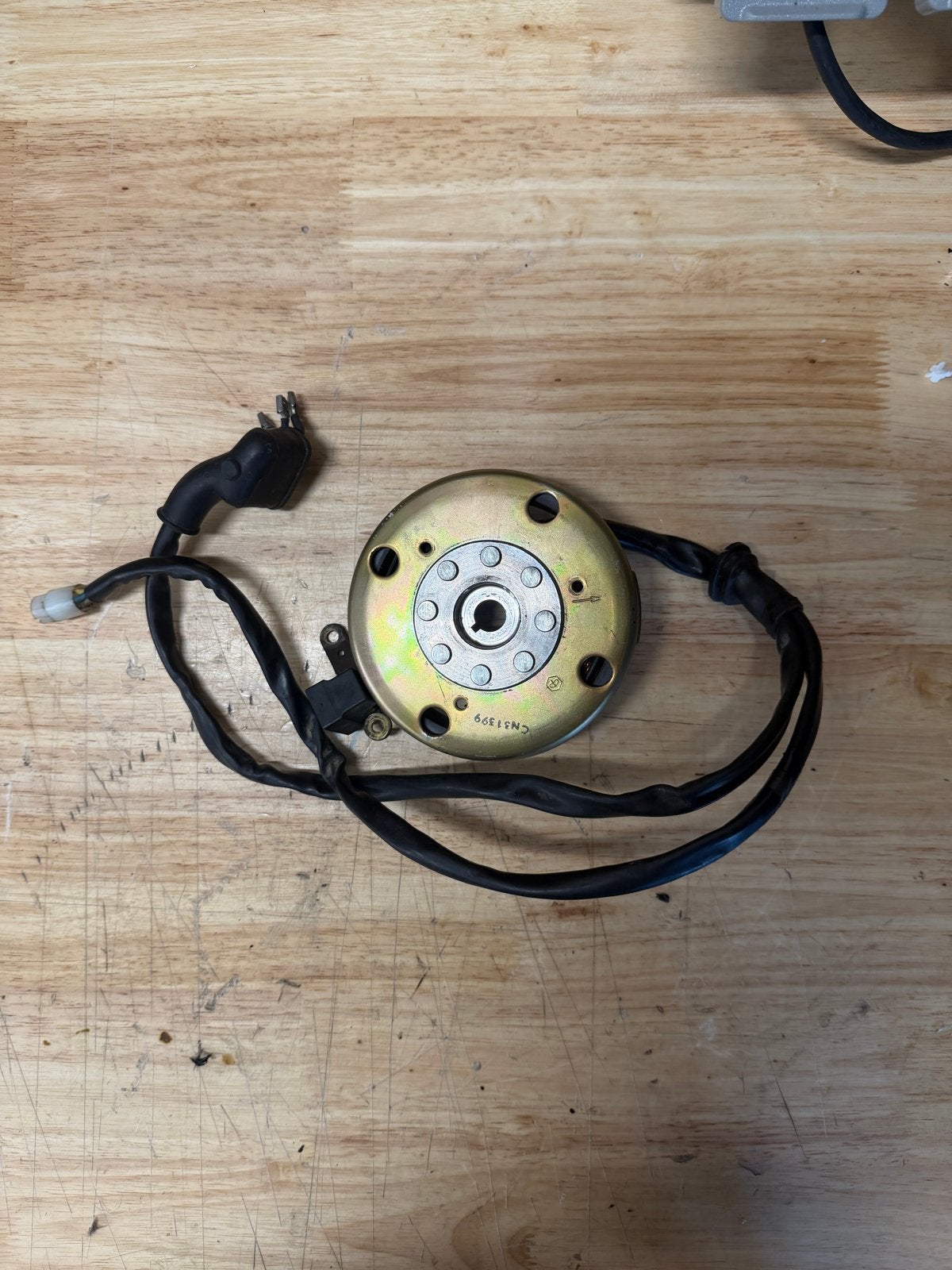 Ontsteking Stator Vliegwiel Piaggio Zip Oud Type 2T, Ophalen of Verzenden, Gebruikt, Overige typen, Piaggio