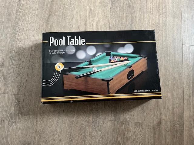 Compacte Pooltafel, Sport en Fitness, Biljarten en Poolen, Ophalen of Verzenden, Gebruikt, Pooltafel