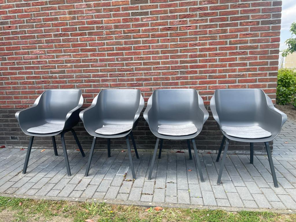 Hartman Sophie tuinstoelen - Set van 4, Ophalen, Gebruikt, Kunststof