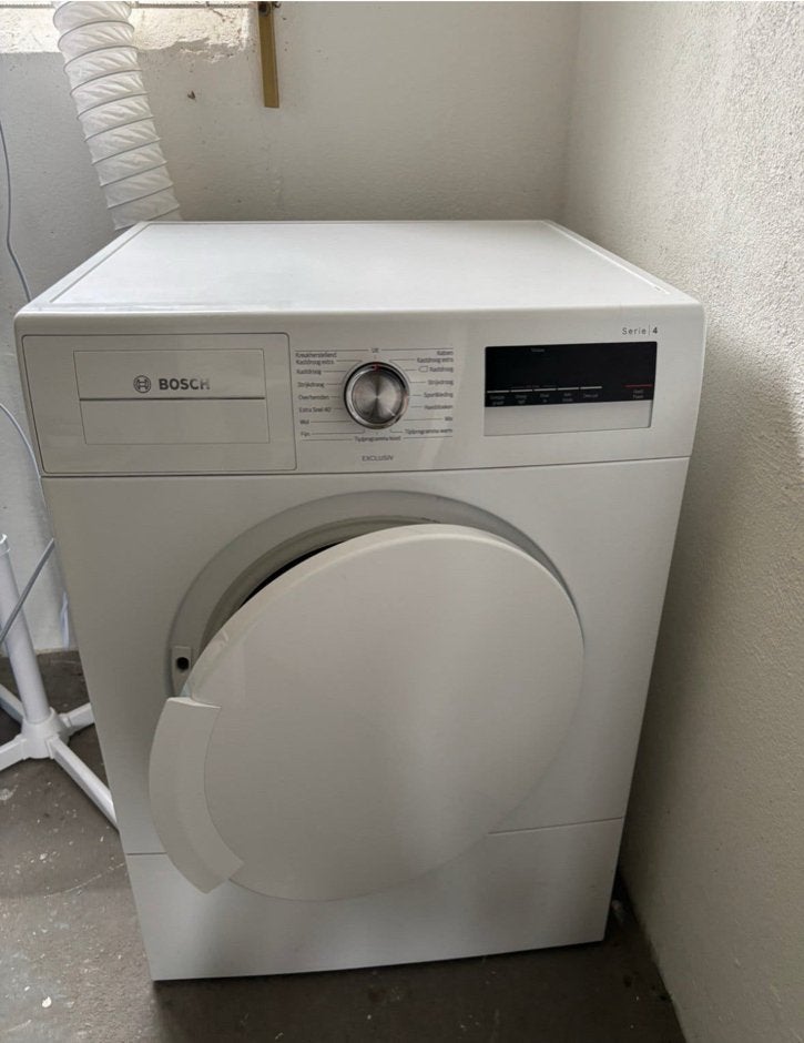 Bosch Serie 4 droger, Witgoed en Apparatuur, Ophalen, 6 tot 8 kg, Luchtafvoer, Voorlader