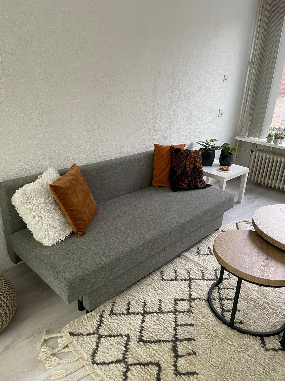 Slaapbank bank Ikea, Ophalen, Zo goed als nieuw, Tweepersoons, 140 cm