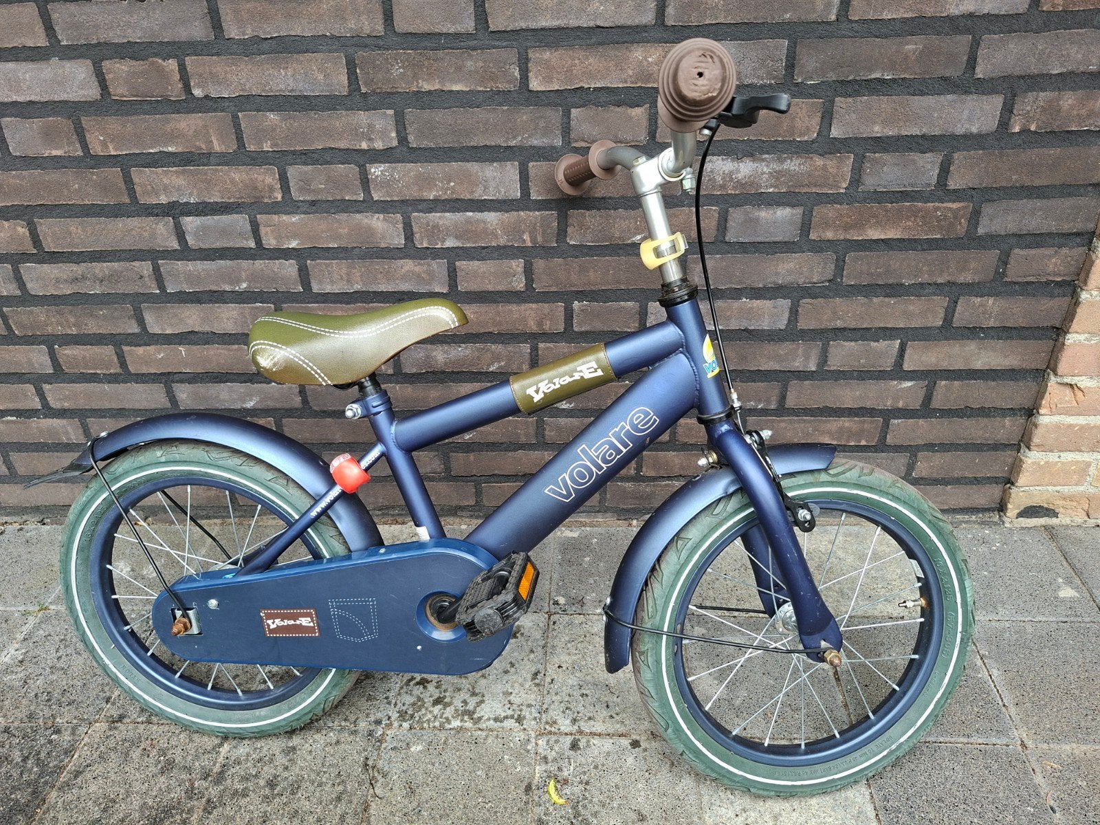 Jongensfiets 16 inch, Fietsen en Brommers, Fietsen | Kinderfietsjes, Ophalen, Terugtraprem, Zijwieltjes, 16 tot 20 inch