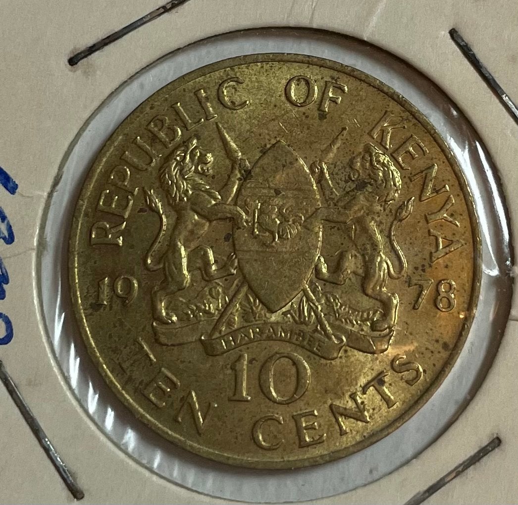 10 cent Kenia 1978, Postzegels en Munten, Ophalen of Verzenden, Midden-Amerika