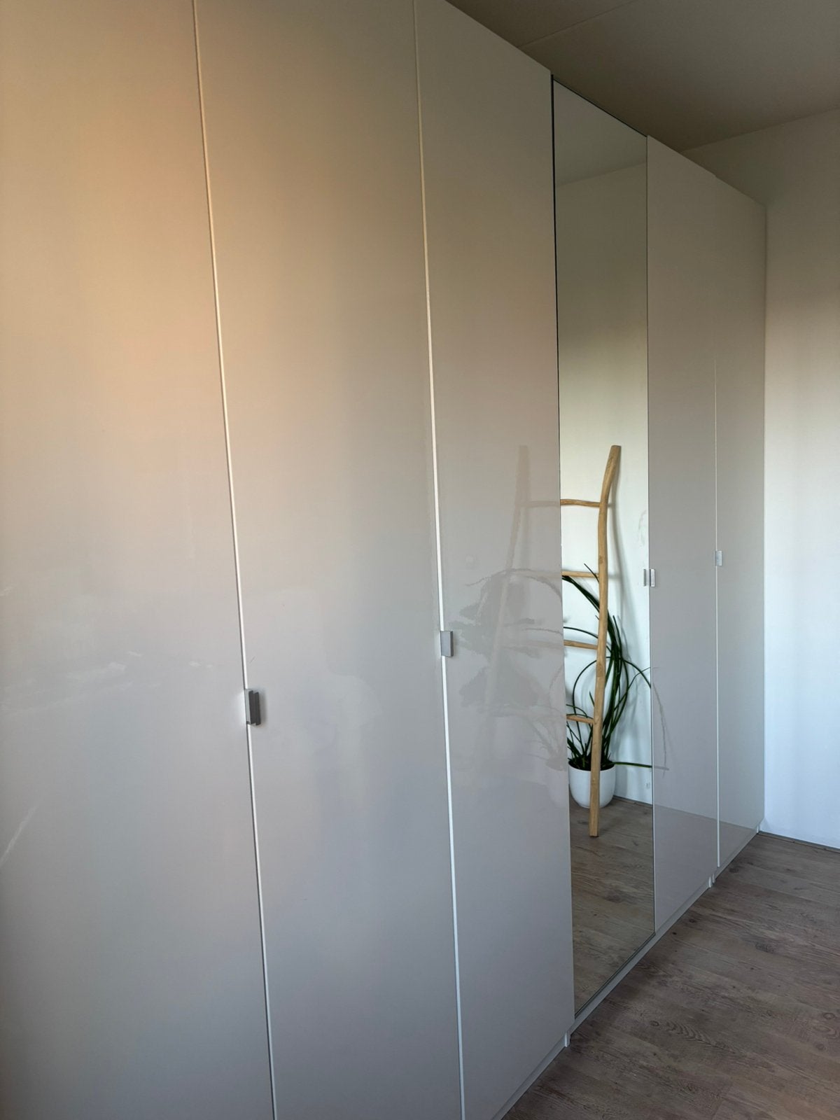 Vijf hoogglans witte kastdeuren PAX kast IKEA, Huis en Inrichting, Ophalen, Kunststof, 200 cm of meer, 50 tot 100 cm