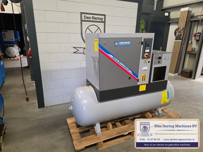 Compressor Creemers RCA 7.5 D TM500 schroefcompressor droger, Ophalen, Gebruikt, 800 liter/min of meer, 10 bar of meer