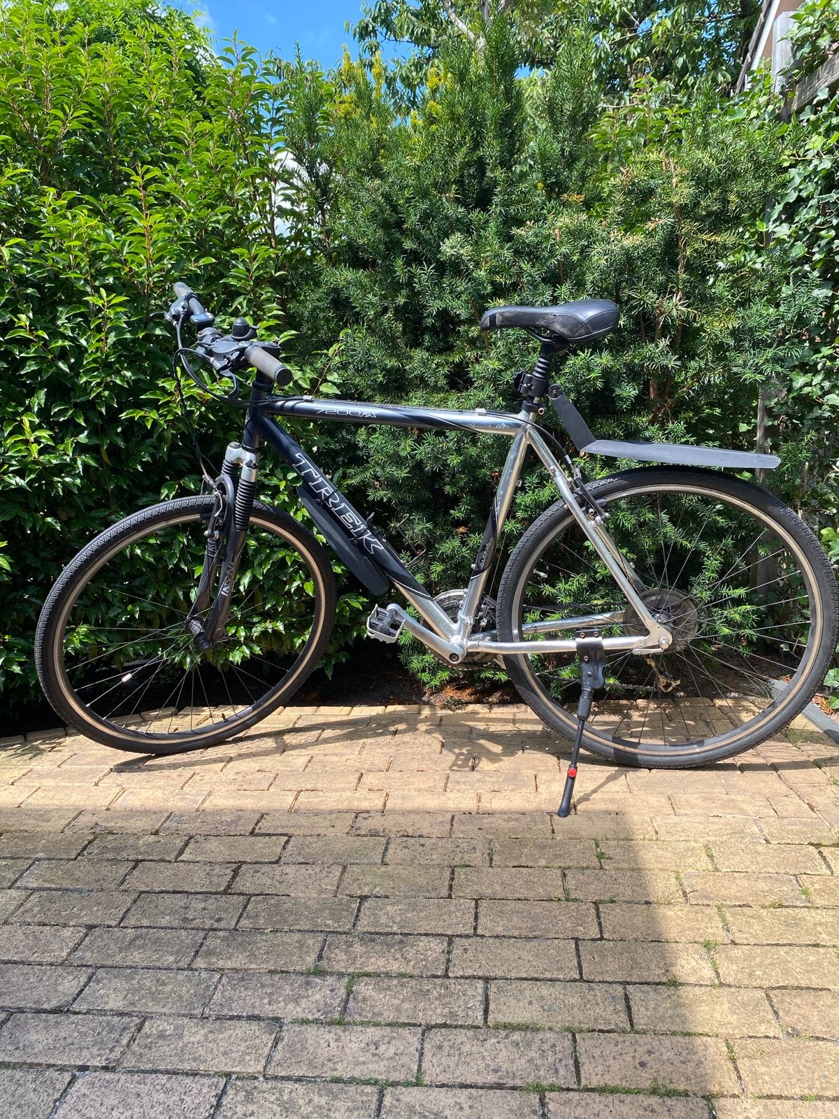 Trek 7200FX hybride fiets., 28 inch, Gebruikt, Vering, Velgrem