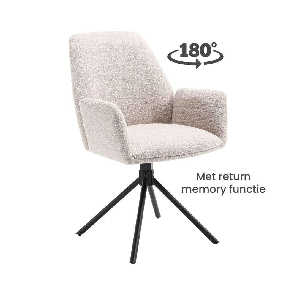 ACTIE! EETKAMERSTOEL DONATELLO NU €99,95!!! WEES ER SNEL BIJ, Huis en Inrichting, Stoelen, Overige kleuren, Landelijke stoel - Draaibare stoel