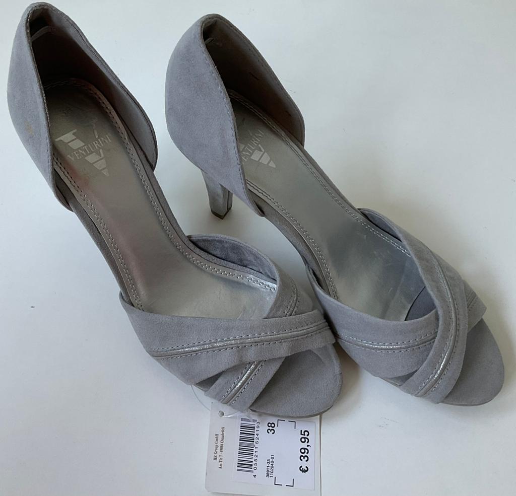 Nieuwe Venturini pumps, maat 38, Ophalen of Verzenden, Nieuw, Grijs