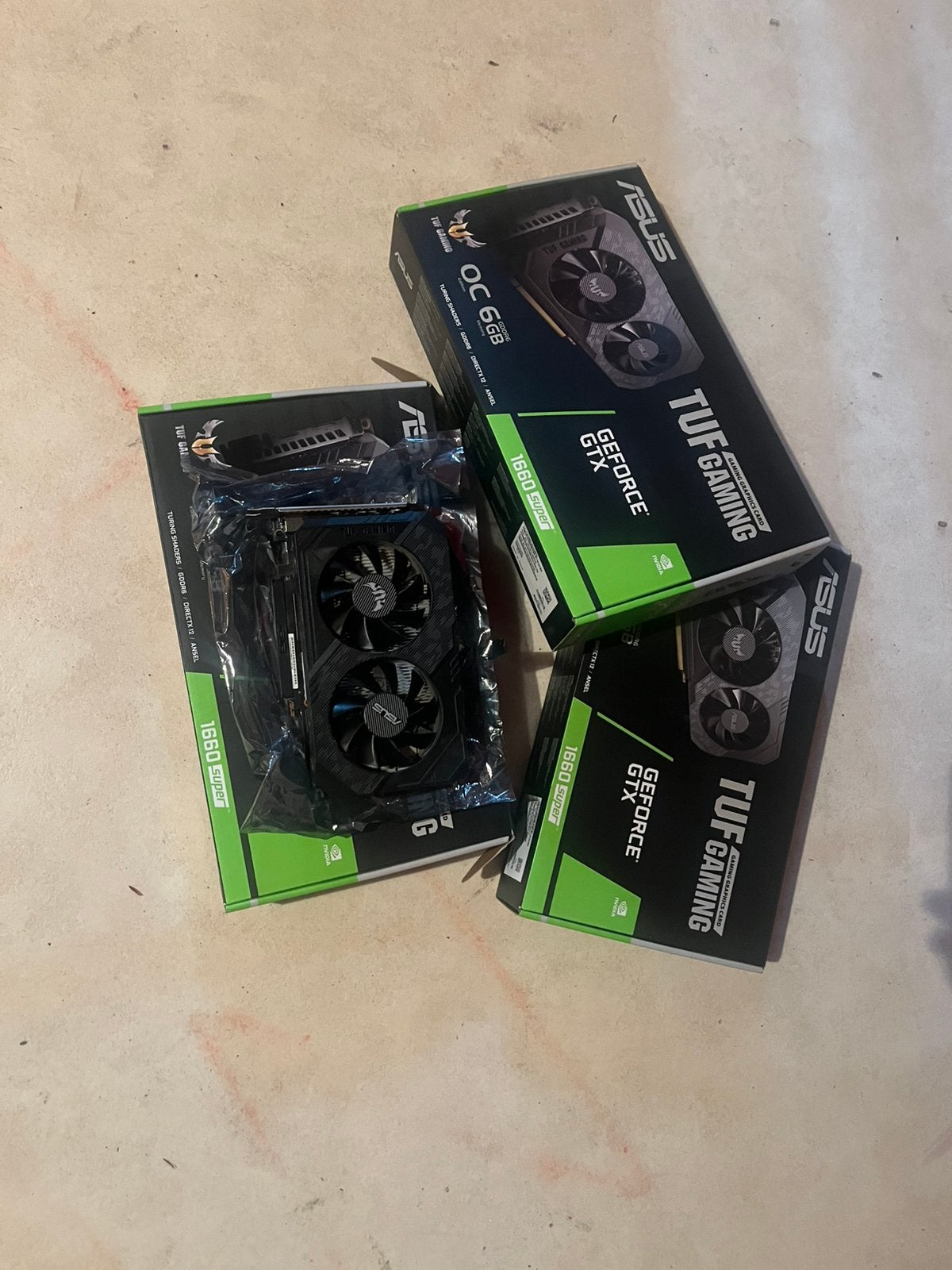 Asus tuf gaming gtx 1660 super 6gb, Computers en Software, Videokaarten, PCI-Express 3, Verzenden, GDDR6, Zo goed als nieuw
